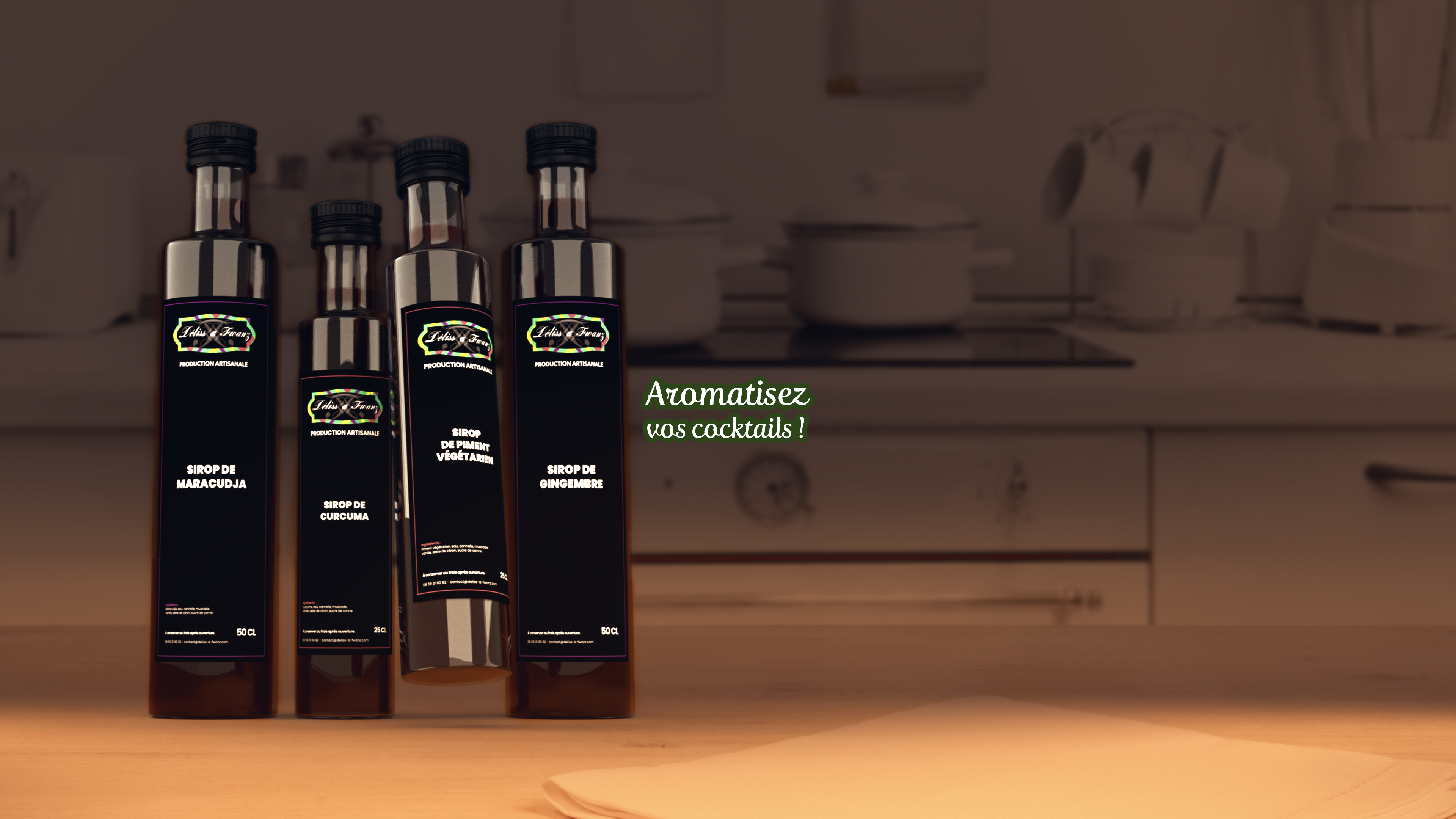 Aromatisez vos cocktails !